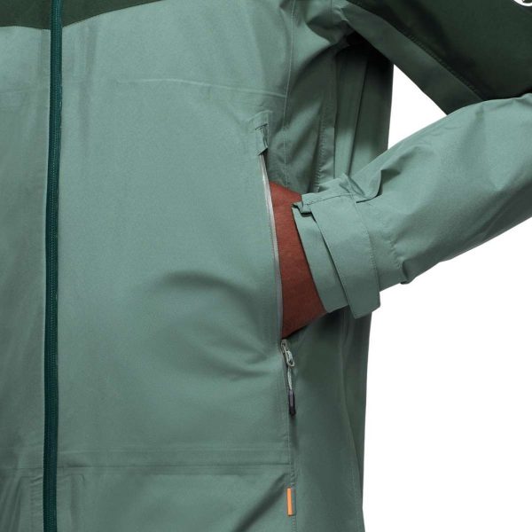 Mammut Convey Tour HS Hooded Dark Jade Geaca Drumetie Barbati - imagine 3