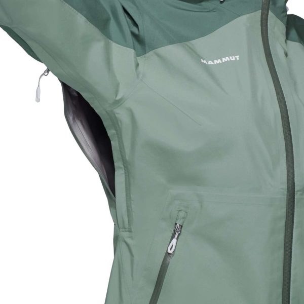 Mammut Convey Tour HS Hooded Jade Dark Jade Geaca Drumetie Femei - imagine 6