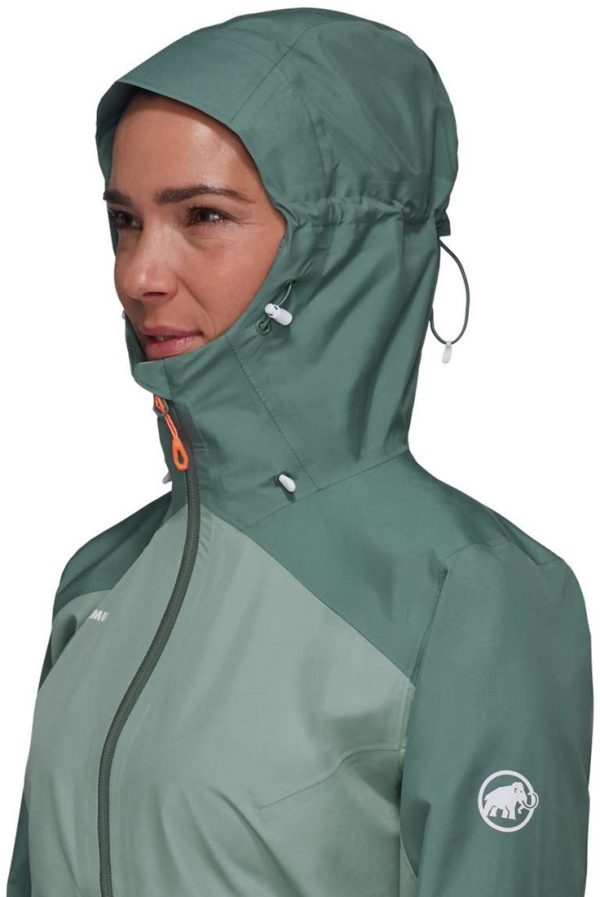Mammut Convey Tour HS Hooded Jade Dark Jade Geaca Drumetie Femei - imagine 5