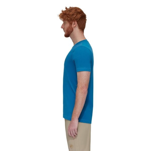 Mammut Core Logo Deep Ice Tricou Multisport Barbati - imagine 3