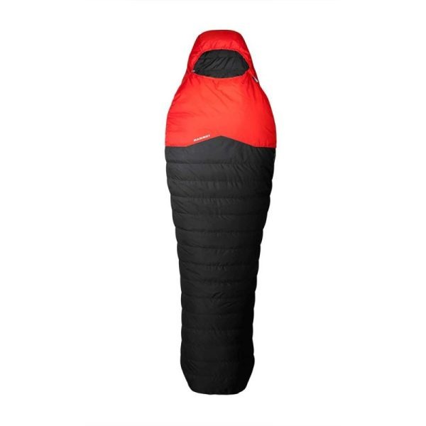 Mammut Nordic Down 3 Season Graphite Fire -5C Sac de Dormit Puf 195cm L