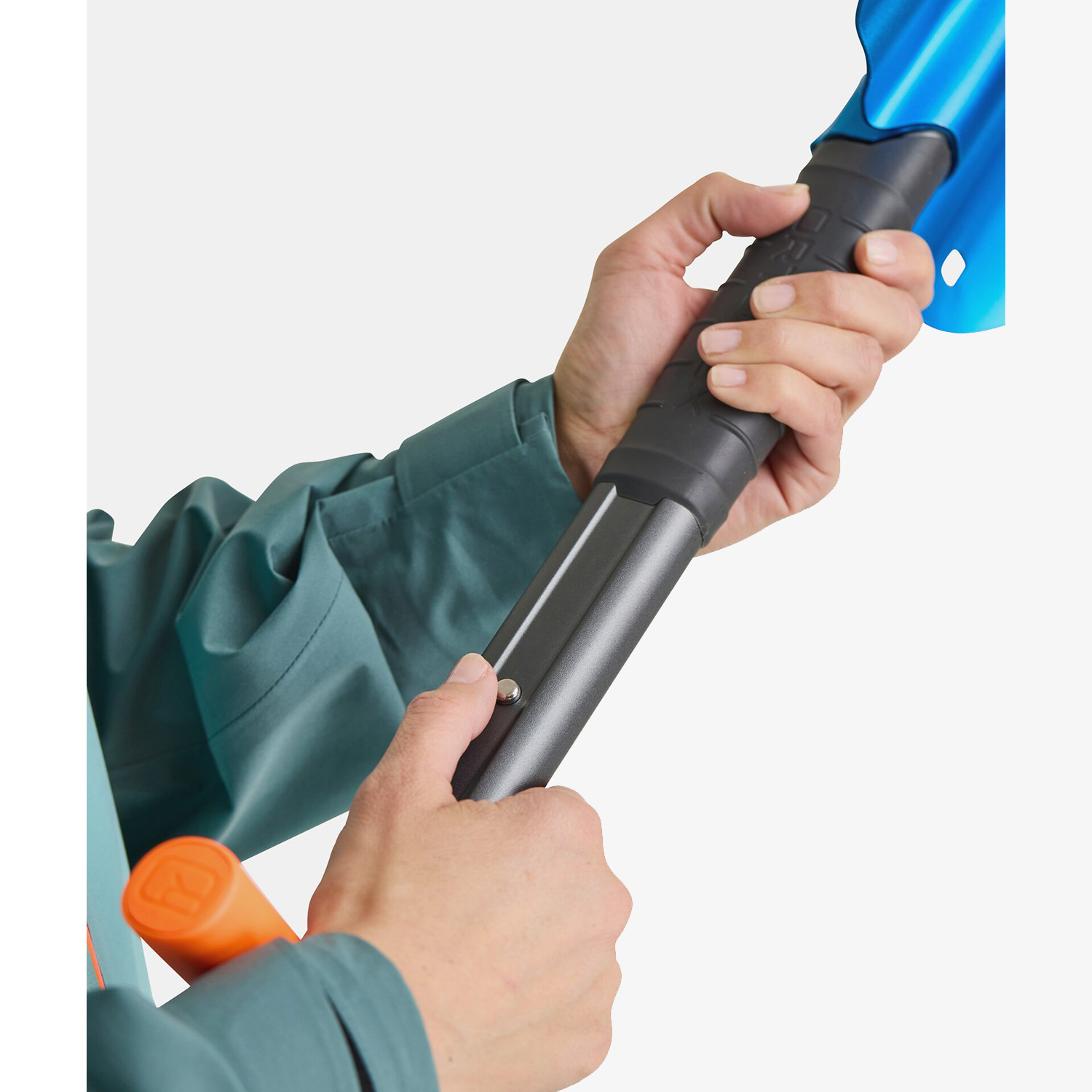 Ortovox Pro Alu III Safety Blue + Pocket Spike Set Lopata Avalansa - imagine 3