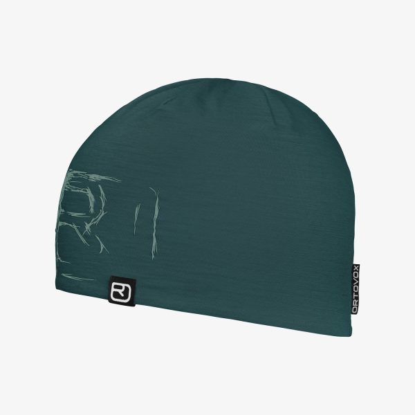 Ortovox 120 Tec Logo Dark Pacific Caciula Drumetie Unisex