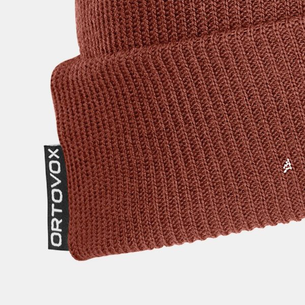 Ortovox Nicholson Rib Clay Orange Caciula Lifestyle Unisex - imagine 3
