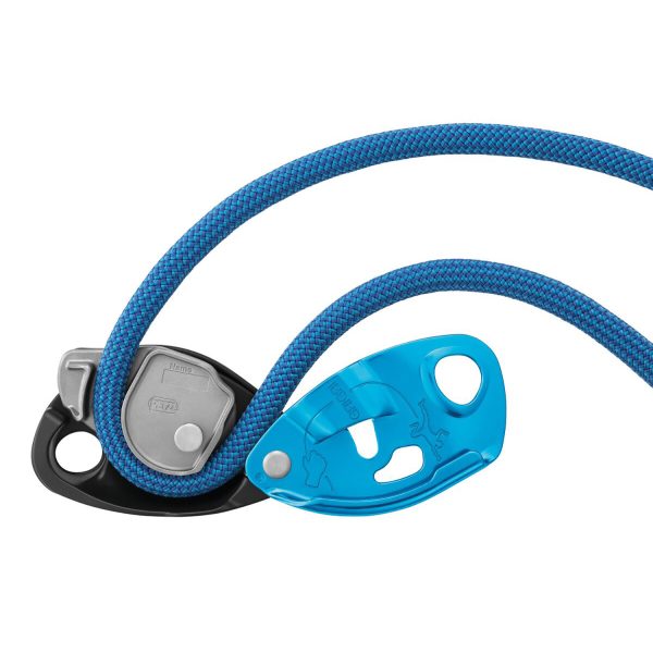 Petzl Grigri Red Orange Coborator Alpinism - imagine 2