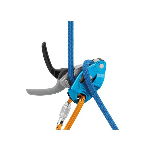 Petzl Grigri Red Orange Coborator Alpinism - imagine 3