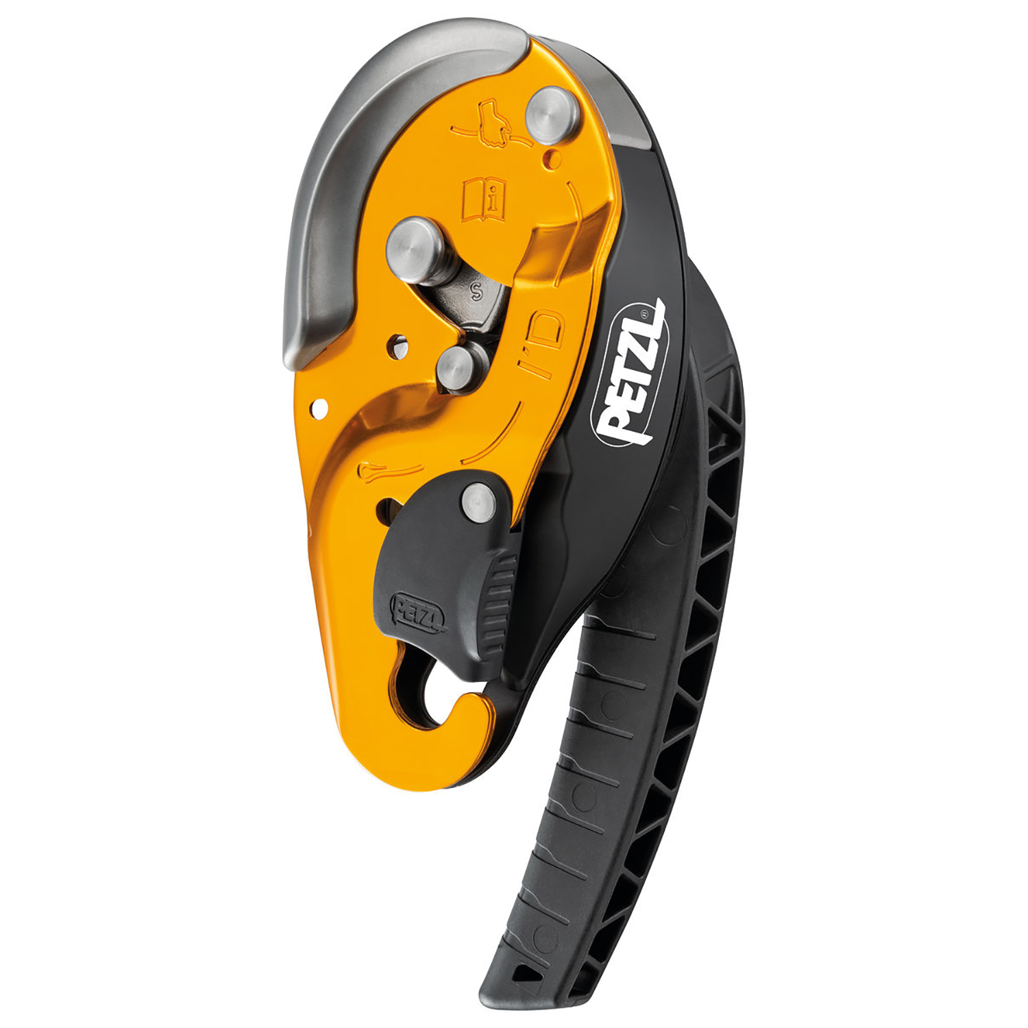 Petzl I'D S Yellow Coborator Autoblocant Alpinism