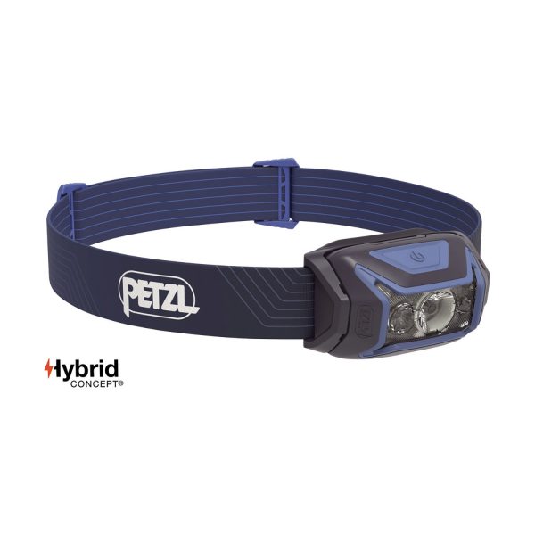 Petzl Actik Grey Blue Lanterna Frontala