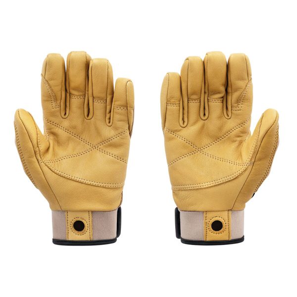 Petzl Cordex Tan Manusi Piele Alpinism - imagine 4