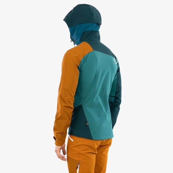 Ortovox Westalpen Softshell Pacific Green Geaca Drumetie Barbati - imagine 2