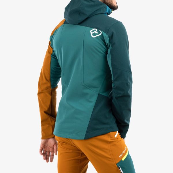 Ortovox Westalpen Softshell Pacific Green Geaca Drumetie Barbati - imagine 3