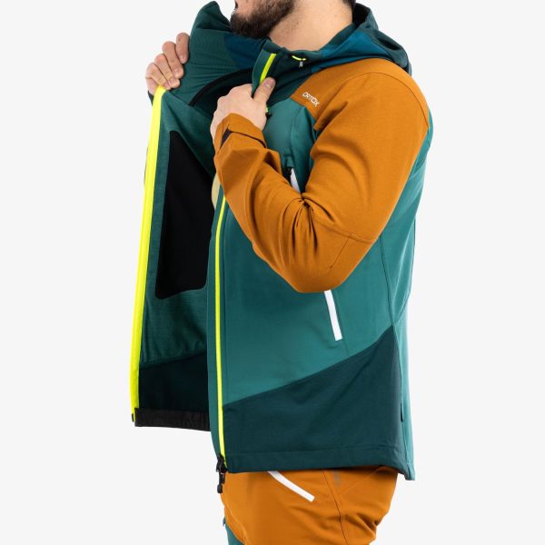 Ortovox Westalpen Softshell Pacific Green Geaca Drumetie Barbati - imagine 7