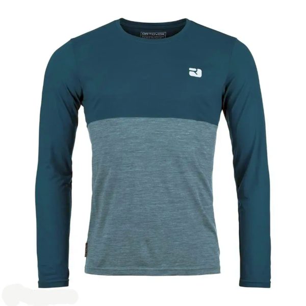 Ortovox 150 Cool Logo Petrol Blue Bluza Drumetie Barbati