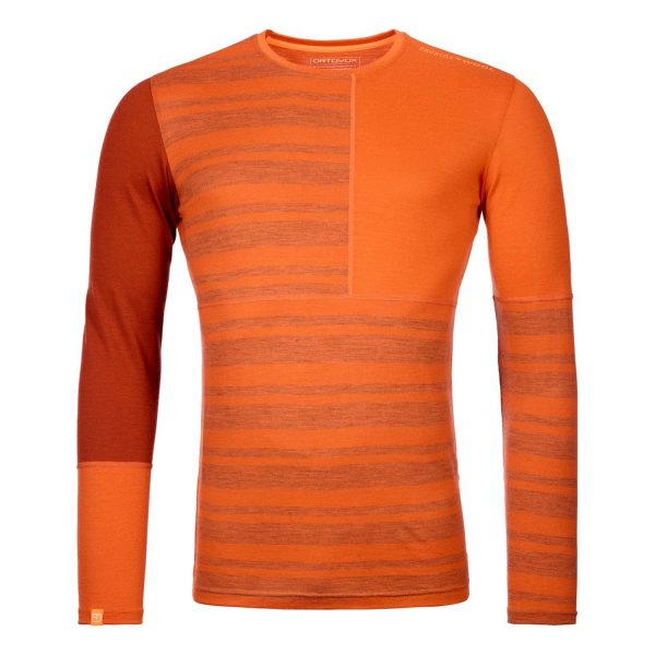 Ortovox 185 Rock'N'Wool Desert Orange Bluza de Corp Ski Barbati