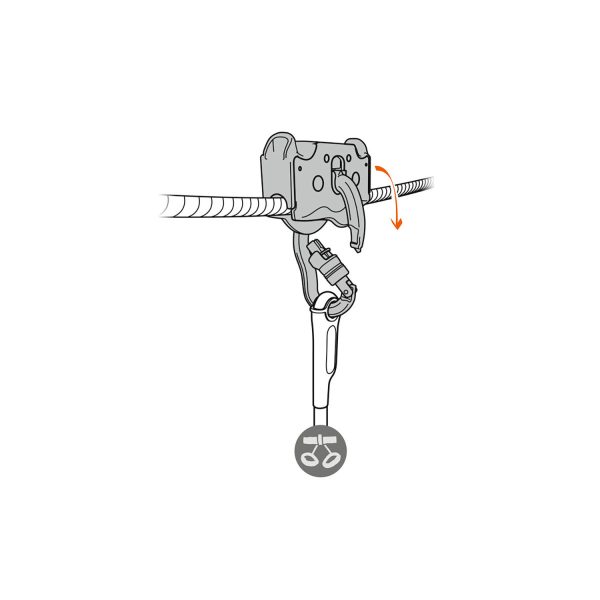 Petzl Trac Guide Scripete Tiroliana - imagine 3
